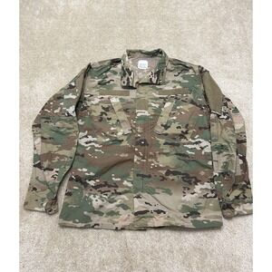 US Army Mulitcam Uniform Jacket Mens Small Green Camo OCP Combat
